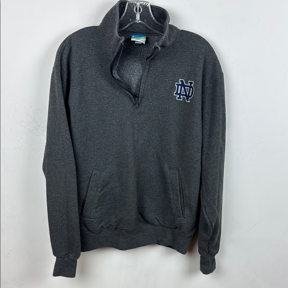 Notre Dame Champion Quater zip pullover sweatshirt